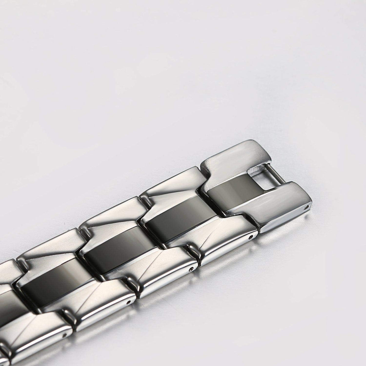 ✝ Men's Lord's Prayer Cross Bracelet, Stainless Steel Christian Bible Faith Jewelry Gift