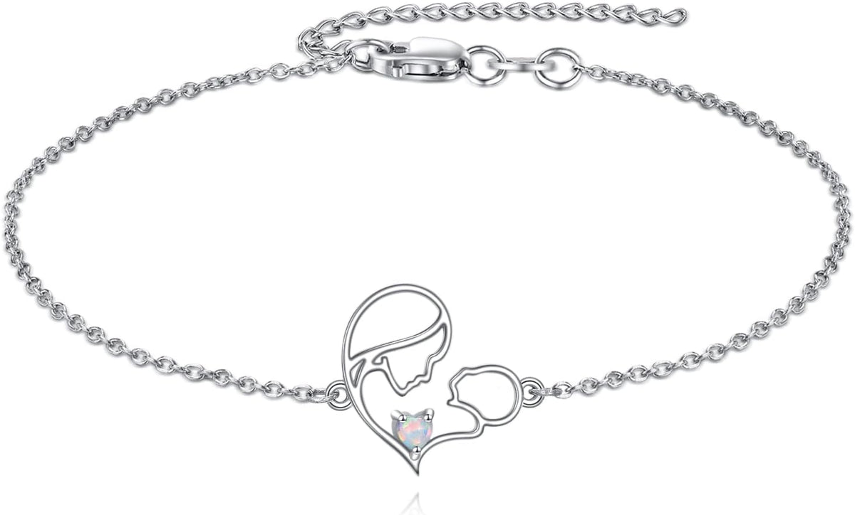 Women's 925 Sterling Silver Mustard Seed Cross Bracelet Christian Faith Jewelry Inspirational Gift for Mom Wife Sister