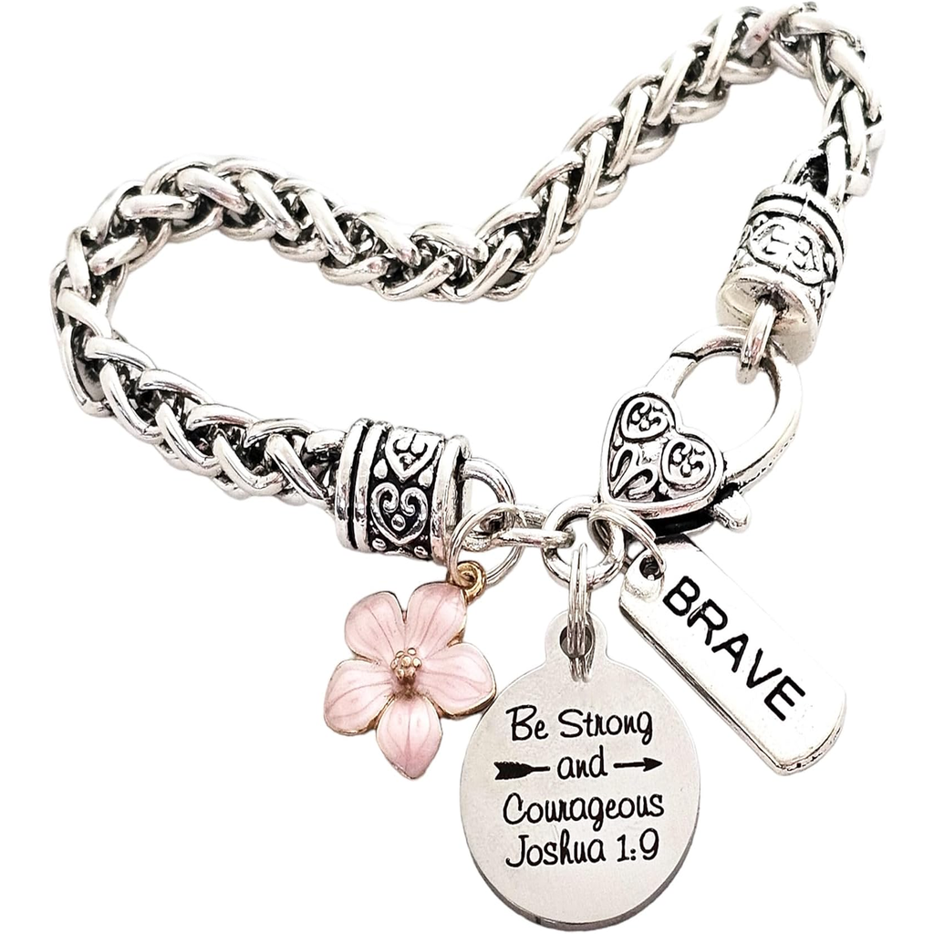 ✝ Women's Philippians 4:13 Bible Verse Bracelet Christian Faith Scripture Jewelry Inspirational Religious Gift for Women Friend