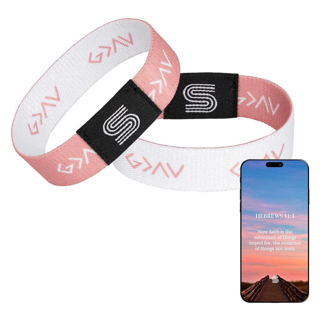 Daily Bible Verse Bracelet for Teens Scan to Read Scripture Christian Faith Wristband Gift for Boys Girls