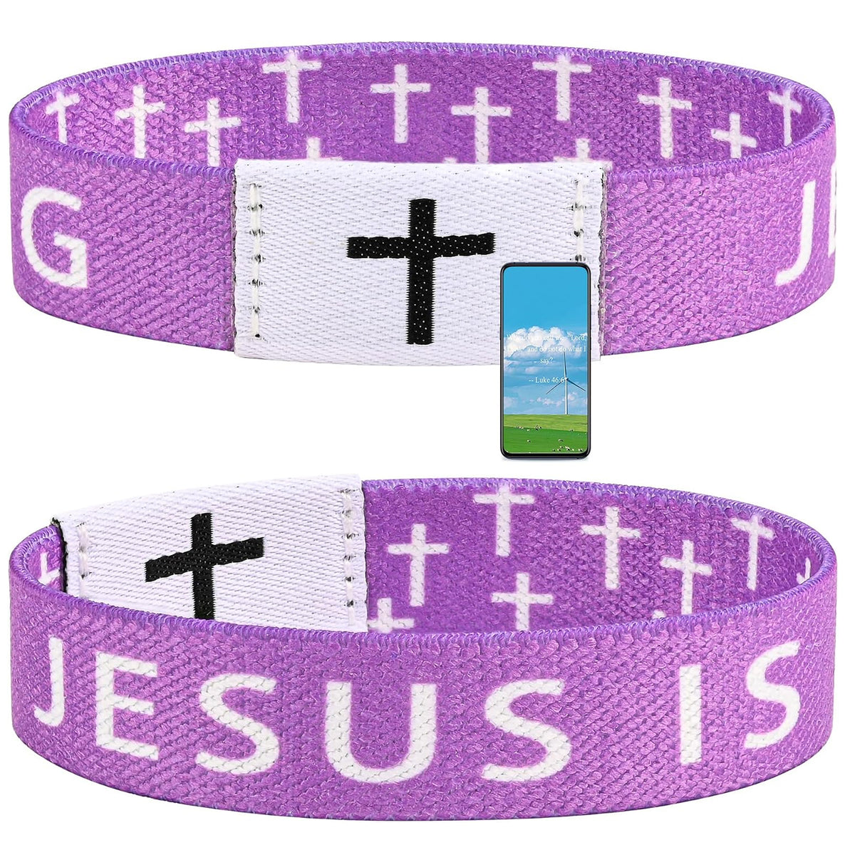 Daily Bible Verse Bracelet Christian Faith Wristband for Men Women Jesus Scripture Jewelry Gift