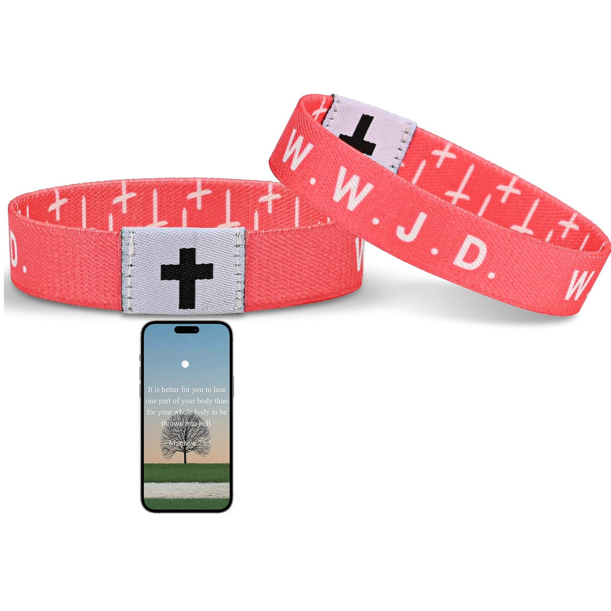 Daily Bible Verse Bracelet Christian Faith Wristband for Men Women Jesus Scripture Jewelry Gift