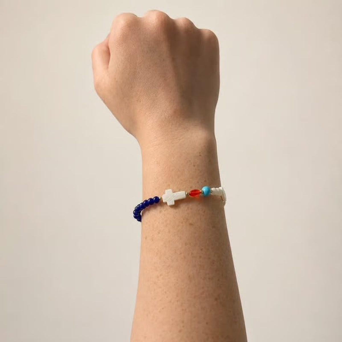 ✝ Handmade Story of Jesus Bracelet Adjustable Braided Beaded Christian Faith Cross Religious Jewelry Gift for Family Friends