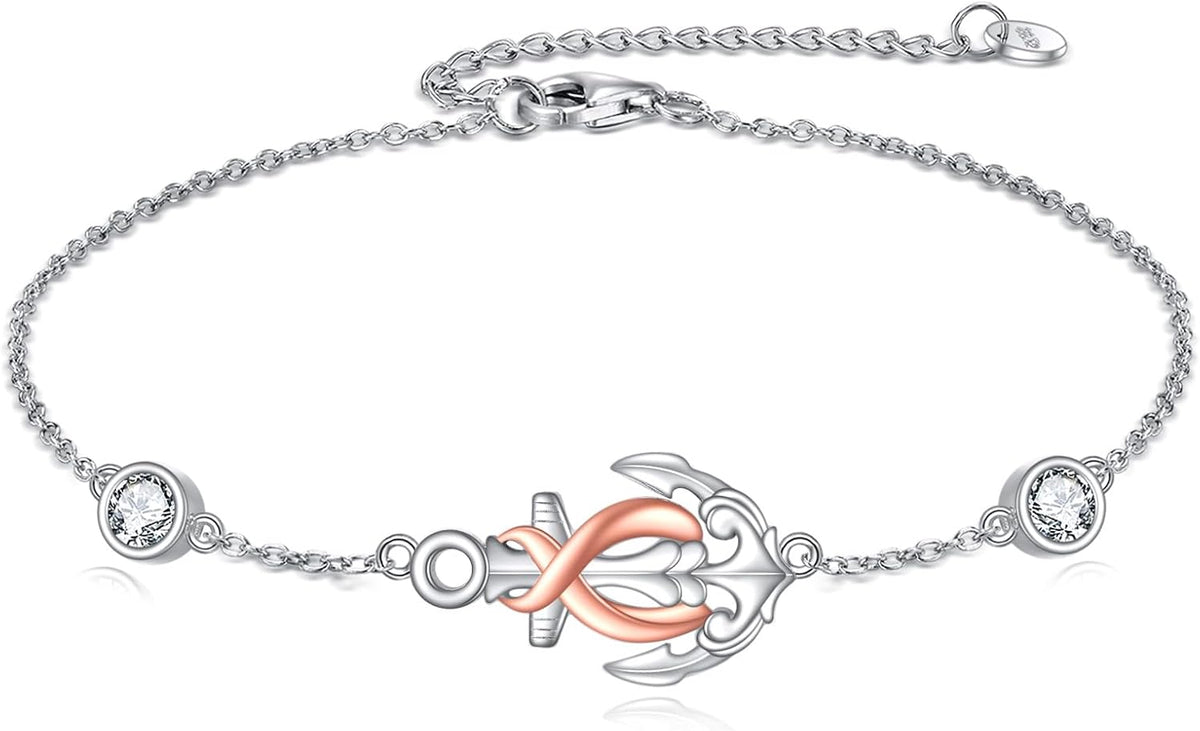 Women's 925 Sterling Silver Mustard Seed Cross Bracelet Christian Faith Jewelry Inspirational Gift for Mom Wife Sister