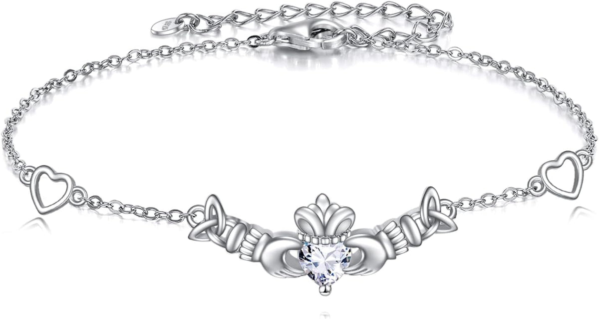 Women's 925 Sterling Silver Mustard Seed Cross Bracelet Christian Faith Jewelry Inspirational Gift for Mom Wife Sister