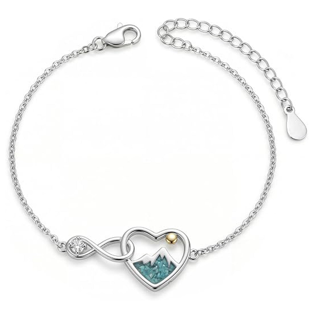 Women's 925 Sterling Silver Mustard Seed Cross Bracelet Christian Faith Jewelry Inspirational Gift Mom Wife