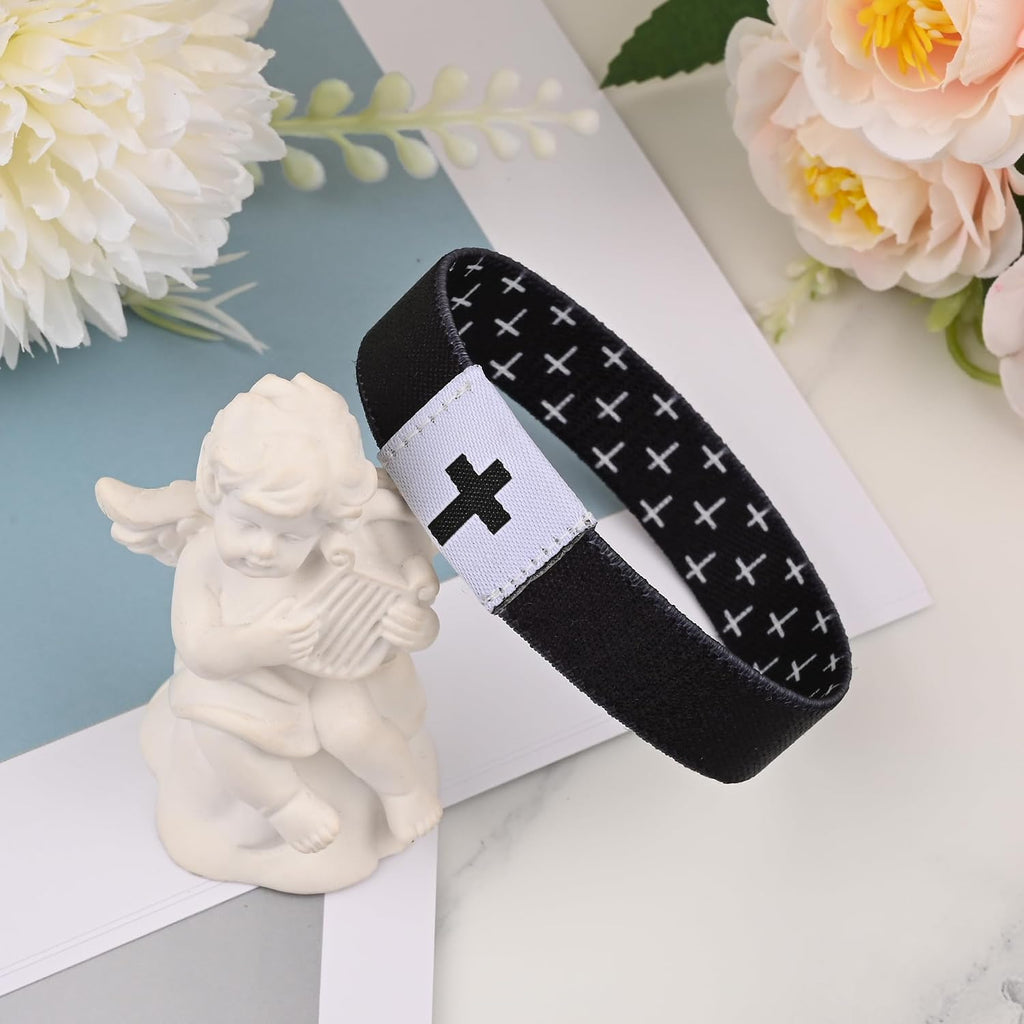 Daily Bible Verse Bracelet Christian Faith Wristband for Men Women Jesus Scripture Jewelry Gift