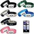 ✝ 6-Piece Bible Verse NFC Bracelets Elastic Christian Scripture Wristbands Faith Gifts for Women Men