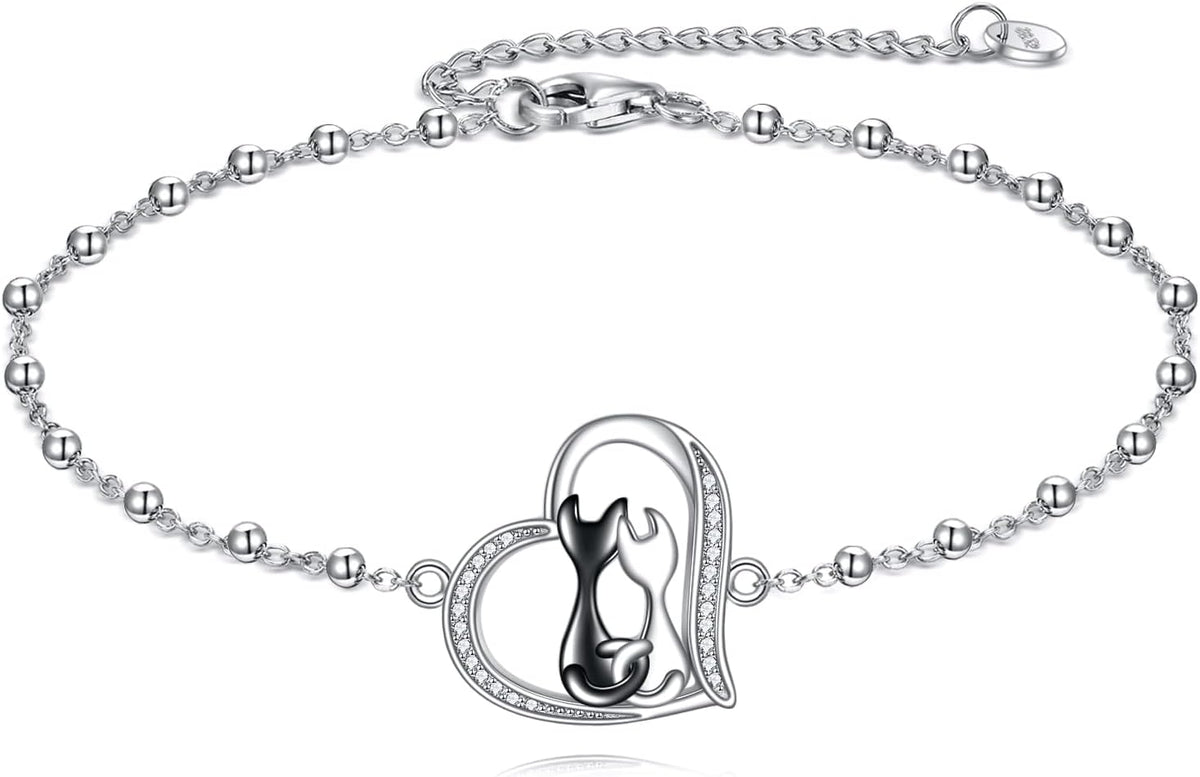 Women's 925 Sterling Silver Mustard Seed Cross Bracelet Christian Faith Jewelry Inspirational Gift for Mom Wife Sister